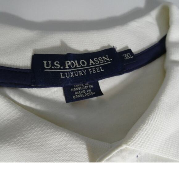 U.S. Polo ASSN.  Luxury Feel Men's Interlock Polo Shirt 3XL NWT - Picture 5 of 6